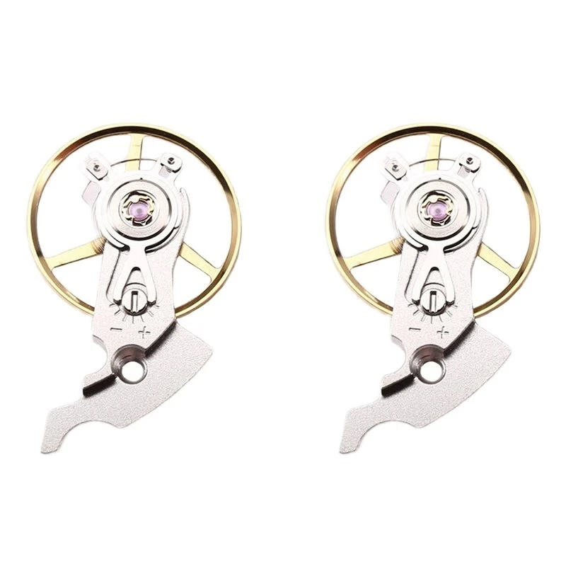 2X Precision Balance Wheel For ETA 2824 2834 2836 Swiss Watch Movements - Essential Repair Part For Watchmakers