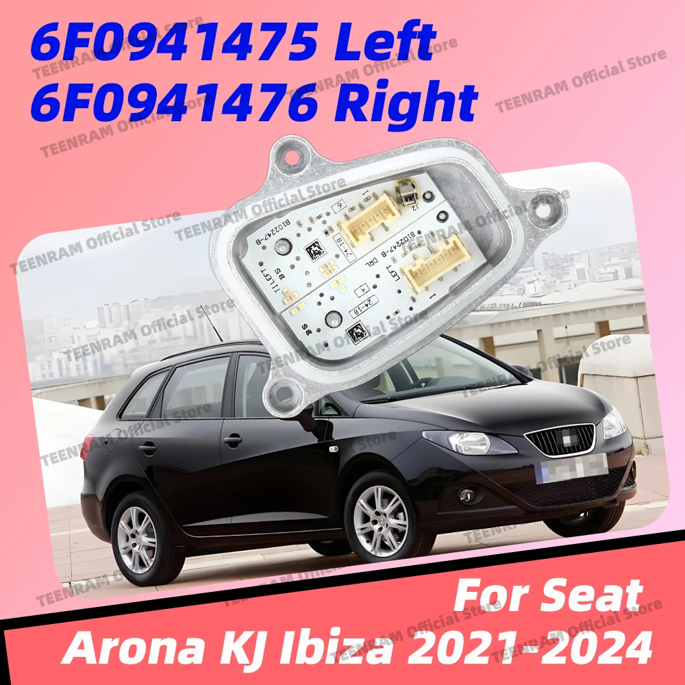 1x-car-led-headlight-drl-daylight-control-module-unit-6f0941475-6f0941476-left-right-for-seat-arona-kj-ibiza-2021-2022-2023-2024