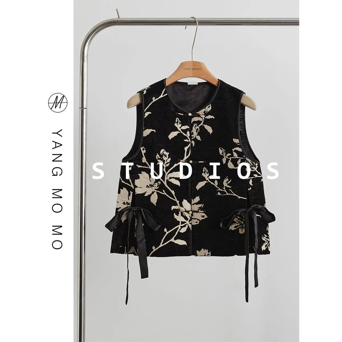 

Бархатный жилет с цветочной вышивкой, женские топы без рукавов в китайском винтажном стиле в стиле ретро, большие размеры