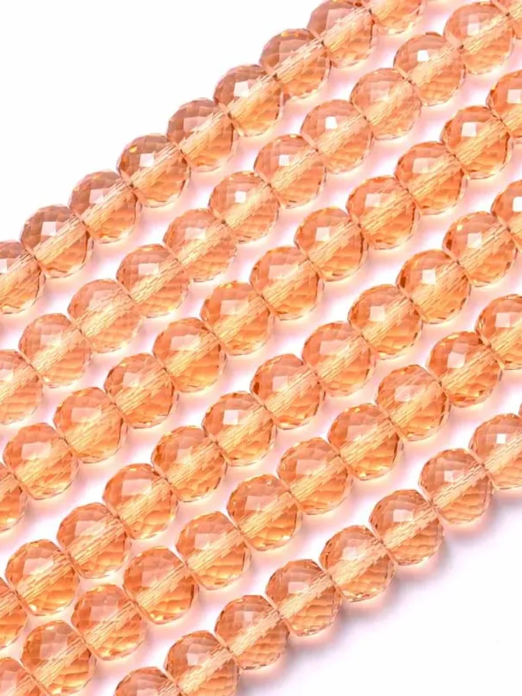 Oostenrijkse Facet Kristal 10X8Mm Drum Kolom Vorm Glas Spacer Loose Bead 100Pcs Sieraden Handwerk Armband Maken diy Accessoire