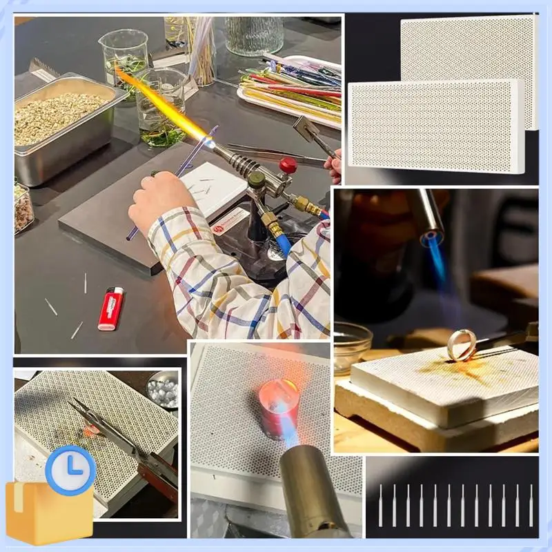 

Popular Honeycomb Welding Plate Rectangular Welding Honeycomb Panel Jewelry Making Tool Set Jewelry Welding