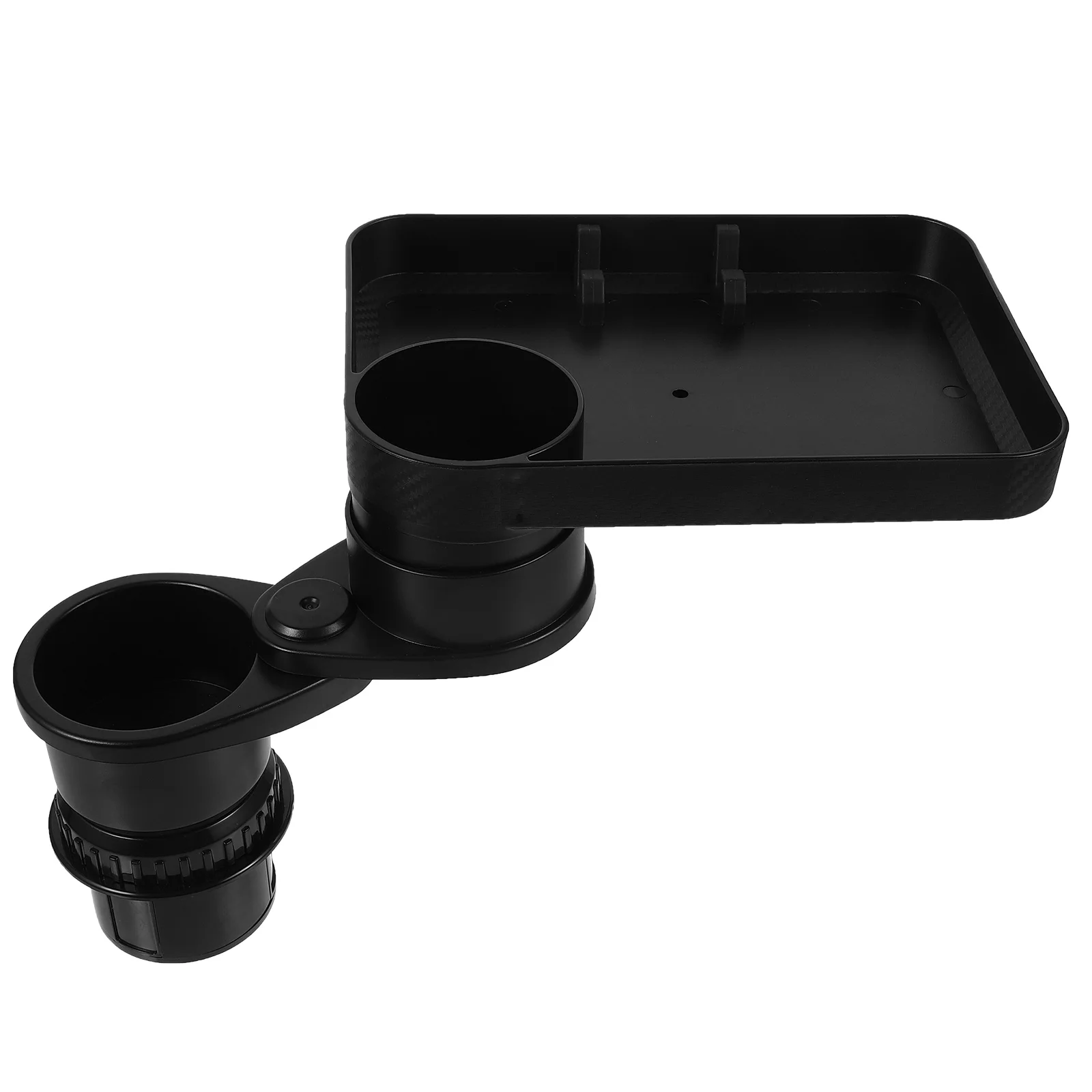 

Car Cup Holder Tray 360° Rotating Expander 2 In 1 For Drinks Phones Storage Vehicle Accessories Automobile Cup Holder