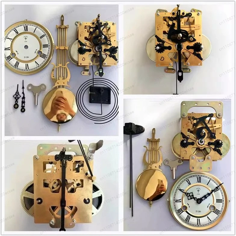 

Polaris pure copper movement base wall clock,10 inches -31 days after pendulum, suitable for 20cm pendulum