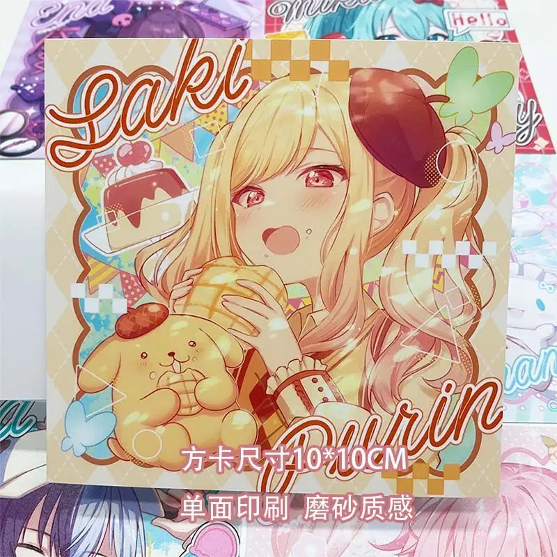 بروش بطاقة صور من Project Sekai Anime Momoi Airi Otori Emu لحقيبة الظهر التأثيرية شارة إكسسوارات الملابس هدية تزيين