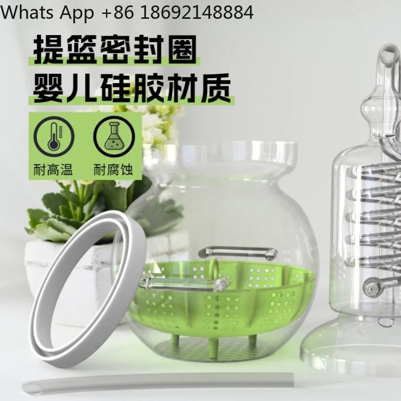 Household small essential oil distillation perfume hydrosol distiller essential oil extractor, direct fire 4000ml