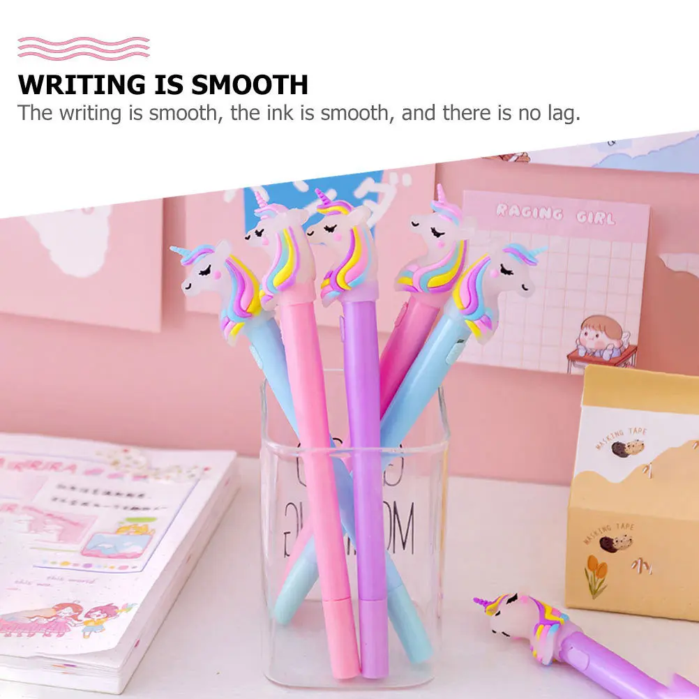 

8Pcs Light Up Pens Glowing Gel Ink Pens Creative Design for Students Writing Practice School Stationery Gift