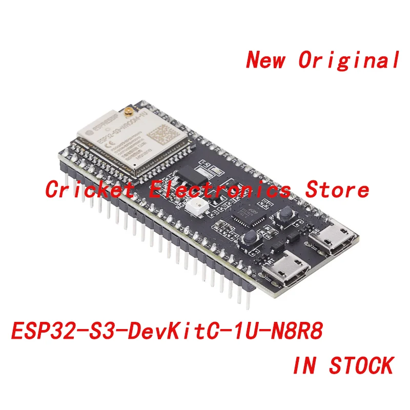 ESP32-S3-DevKitC-1U-N8R8 ESP32-S3 Gen-Purpose Dev Bd, embeds ESP32-S3-WROOM-1-N8R8