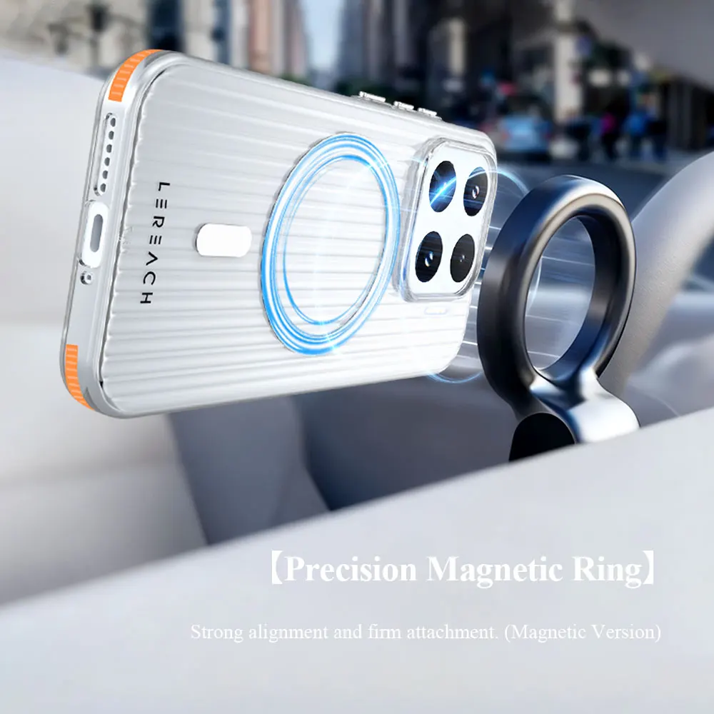Etui MagSafe do Xiaomi 17T / 17T Pro LeReach ICICLE Magnetyczna, twarda obudowa PC — zdjęcie produktu 5