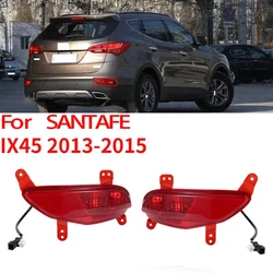 Car Rear Bumper Fog Light Parking Warning Reflector Taillights Without Clip For Hyundai Santa Fe IX45 2013-2015