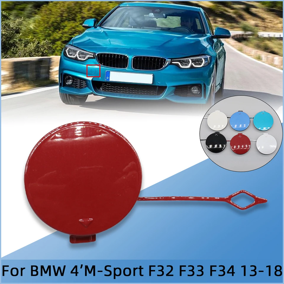 

For BMW 4 M F32Coupe F33Cabrio F36Gran Coupe 2013-2018#51118061005 Car Front Bumper Towing Hook Cover Shell Trailer Lid Cap Trim