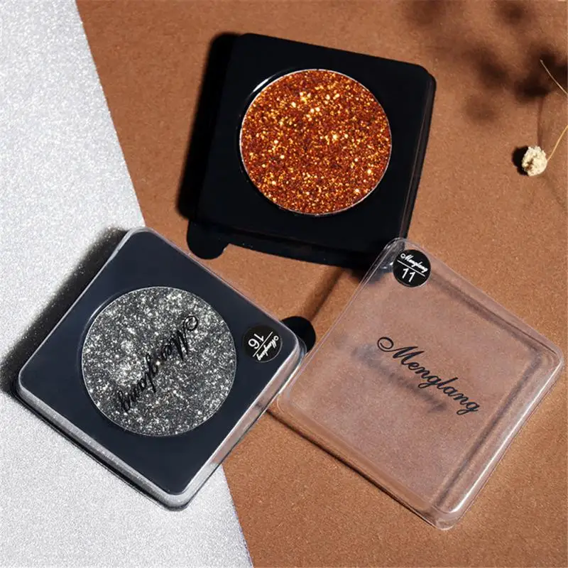 Monochromatic Eyeshadows Pearlescent Glitter Powder Colorful Eye Shadow Powder Long-lasting Color Shimmer Stage Party Cosmetics