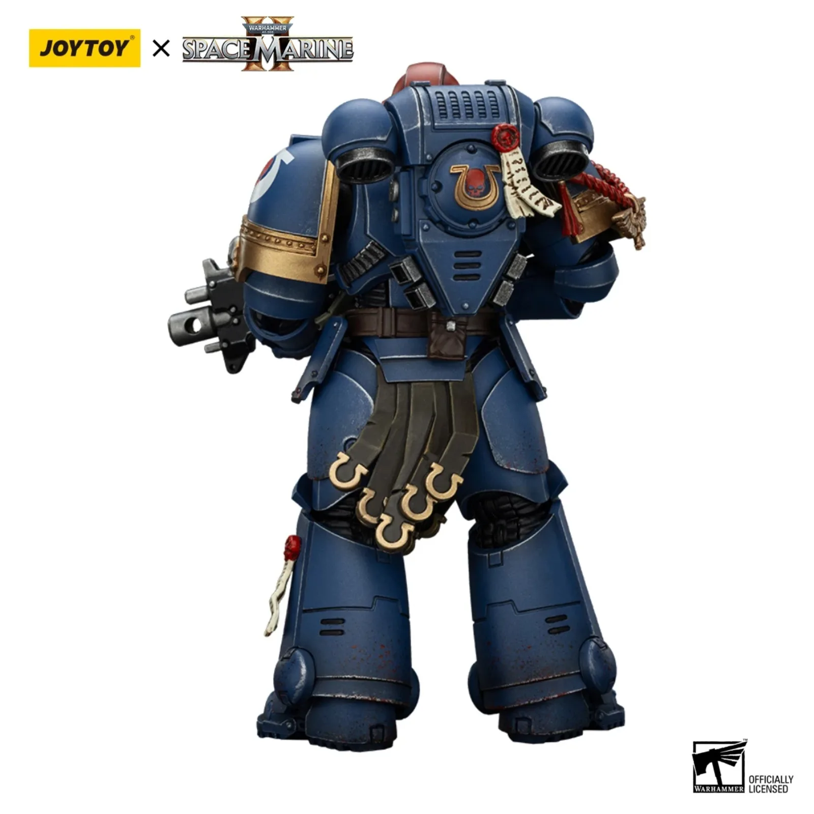 JOYTOY Warhammer 40K 1/18 Scale Ultramarines Sergeant Gadriel Action Figure Collectors Edition อะนิเมะทหารรุ่น
