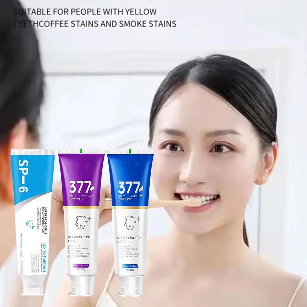 New Sip-4 Probiotic Toothpaste Brightening Stain Removing Whiten Breath Sp-6 Teeth Toothpaste Toothpaste Fresh Probiotic F8E0
