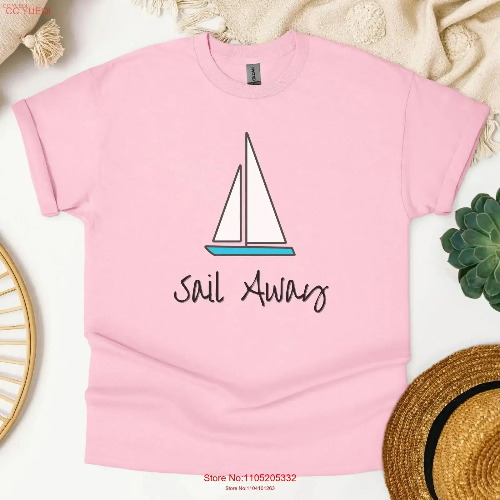 Sailboat T Shirt Sail Away Matching Group Boat Trip Cruise Tripping for Sailors Yachting Friends vintage Washed