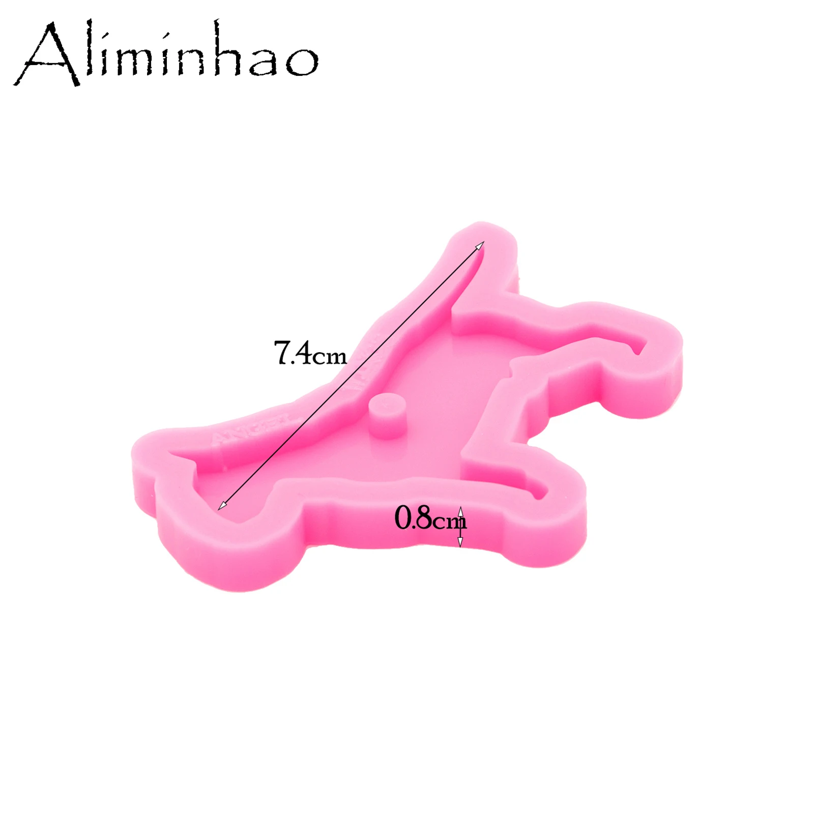 DY0875 Glossy Akita Dog Rottweiler Silicone Keychains Molds, Epoxy Resin DIY Craft Jewelry Polymer Clay Mold