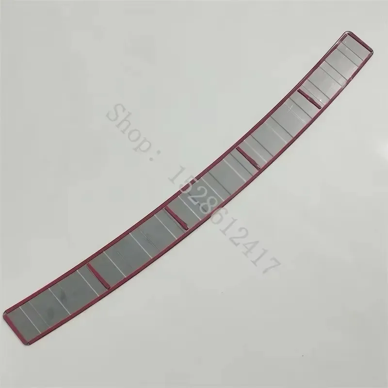 For VW/Volkswagen T-ROC TROC 2018 ~2024 stainless Rear Door Bumper Protector sill plate/ Trunk Tread Plate Trim car Accessories
