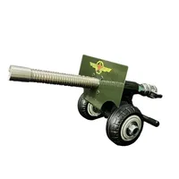 Handmade Italian Cannon Creative Model Decoration Artillery Stainless Steel Mini Model Artillery Desktop Ornaments Gifts