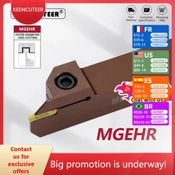 MGEHR1010 MGEHR1212 MGEHR1616 MGEHR2020 MGEHR2525 MGEHR3232 utensile per tornitura con scanalatura esterna fresa per tornio per scanalatura in acciaio per molle CNC