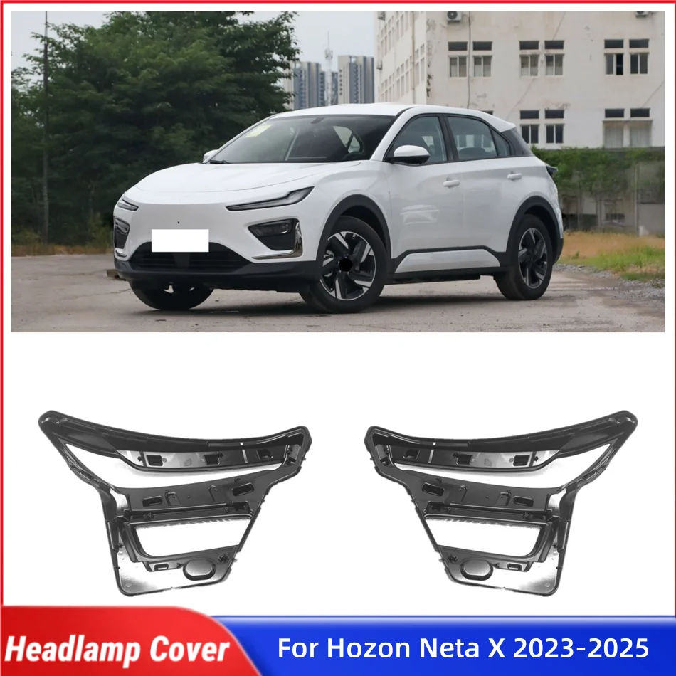 For Hozon Neta X 2023 2024 2025 Car Interior Spare Parts Lampshades Lamp Shell Headlights Lights Glass