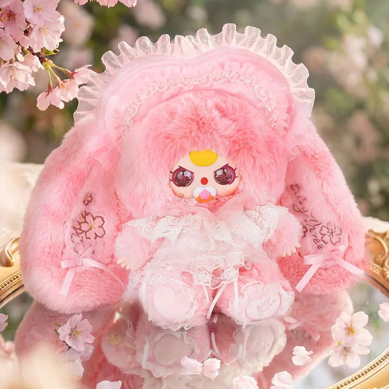 Nieuwe Baby Three 400% Blossoms Series Pluche Blind Box Trendy Speelgoedfiguur Collectie Ornament Poppen meisje verjaardag cadeau