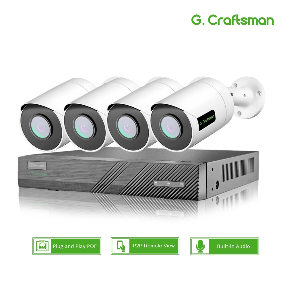 4ch 5MP 4K Poe Kit Systeem Cctv Sony IMAX335 IMAX415 H.265 8ch Nvr Outdoor Waterdichte Audio Ip Camera surveillance Video