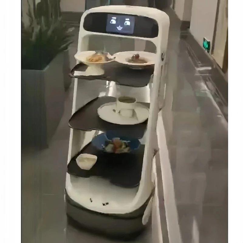 Robots Service Remote Control Hotel Food Delivery Serving Robot for Hospital izable Delivery Service Waiter Robot