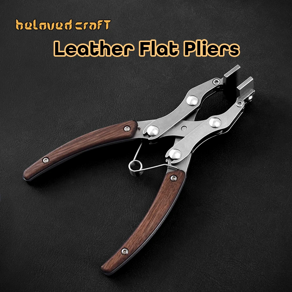 Stainless Steel Professional Parallel Pliers New Version Leather Flat Pliers Handmade DIY Craftsman LeatherCraft Tools