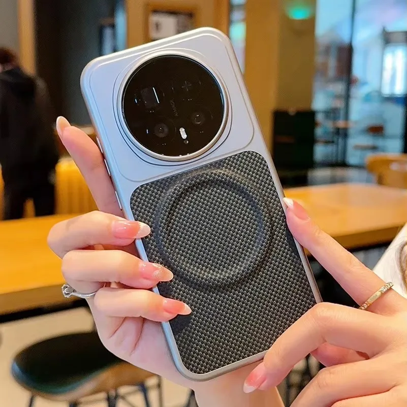 

Phone Case Back Conical Leather Matte Hard For Honor Magic 8 Pro magic8 Hard Camera Protection Cover Honor Magic 8 Pro