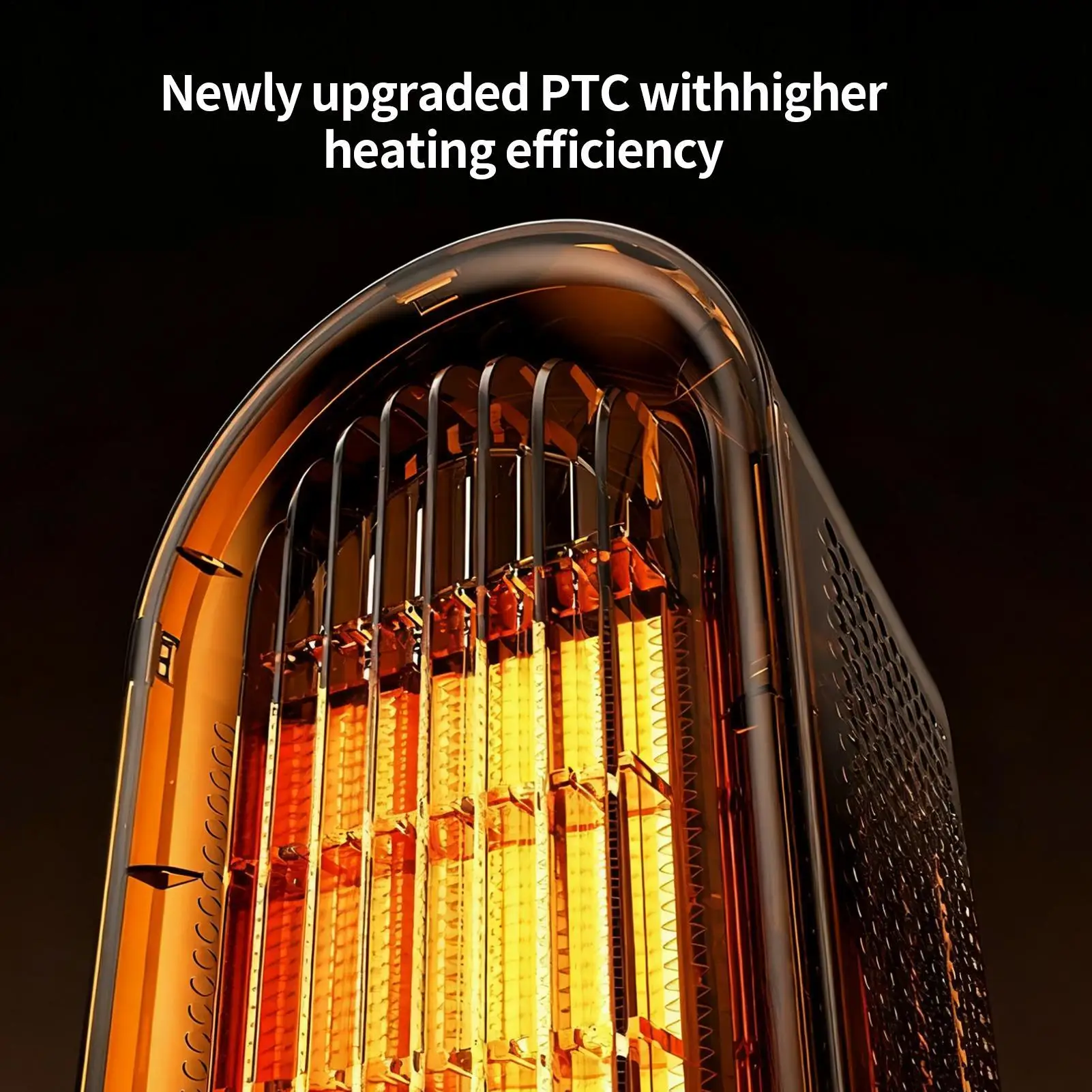 Space Heaters Adjustable Height Quiet Overheat Protection Safe Portable Heater Fan For Indoor Room Bedroom Bathroom Garage
