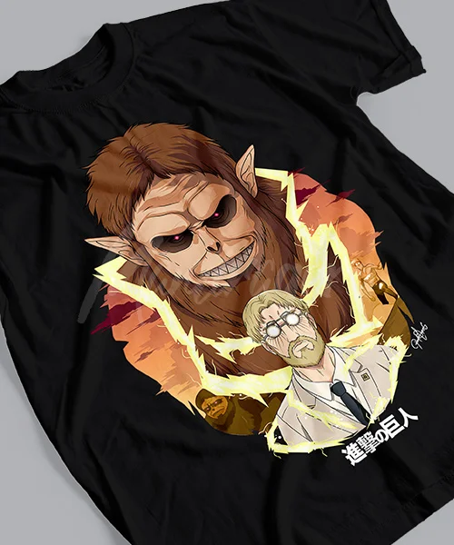 ataque-ao-titan-zeke-t-shirt-unisex