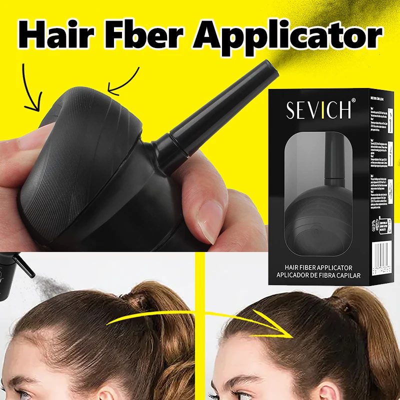 

Sevich Hair Spray Applicator Hair Building Fiber Powder Spray Pump Tool Extension Nozzle For Hair Loss Fiber Sprinkler Bottle