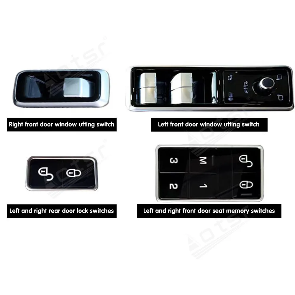 Lizpofly RHD LHD Car Accessories Buttons Seat Window Regulator for Land Rover Range Rover Vogue L405 Sport L494 2013-2017