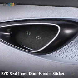 Suitable For BYD Seal Special Suede Leather Inner Door Bowl Handle Patch Car Interior Decoration