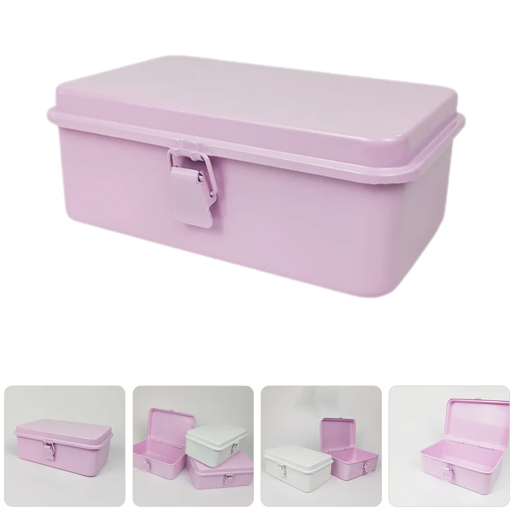 1pcs Metal Tool Heavy Duty Storage Container For Car Garage Workshop Tools Organizer Box Mechanics Sundries Storage Box