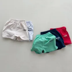 Shorts de sport polyvalents pour bébés garçons et filles, lettres imprimées, shorts décontractés en coton pour tout-petits, mode d'été, nouveau, 2024