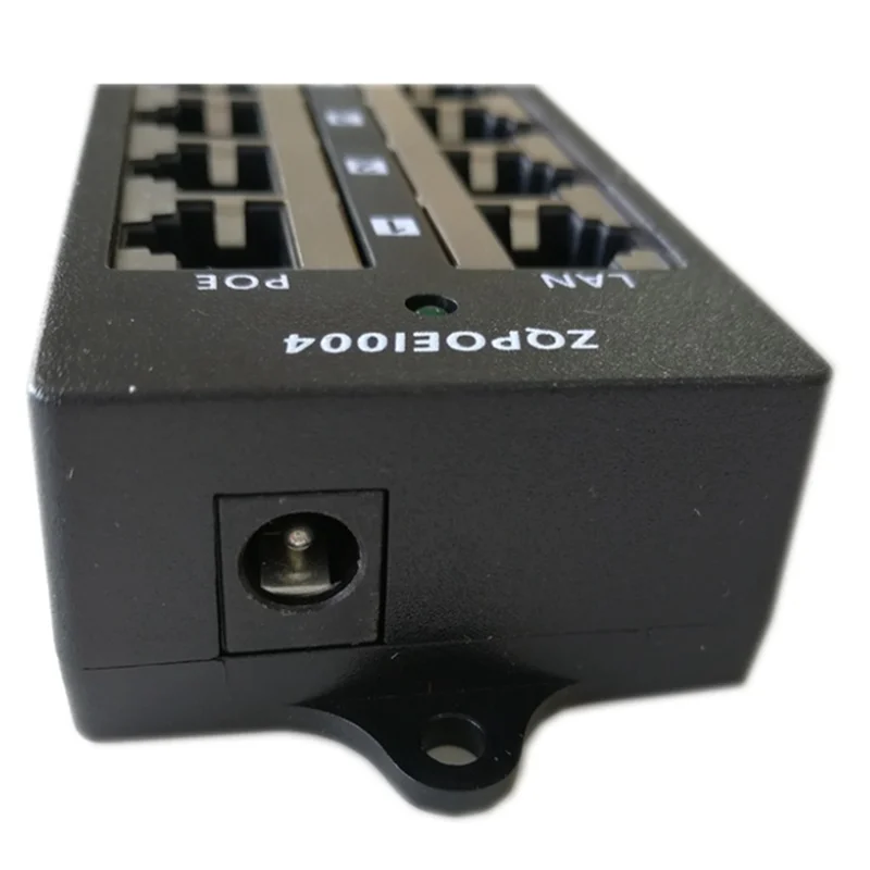 Gigabit POE แหล่งจ่ายไฟ Power Injector สําหรับกล้อง Poe 48V, อุปกรณ์เครือข่ายทํางานติดผนัง-AU47