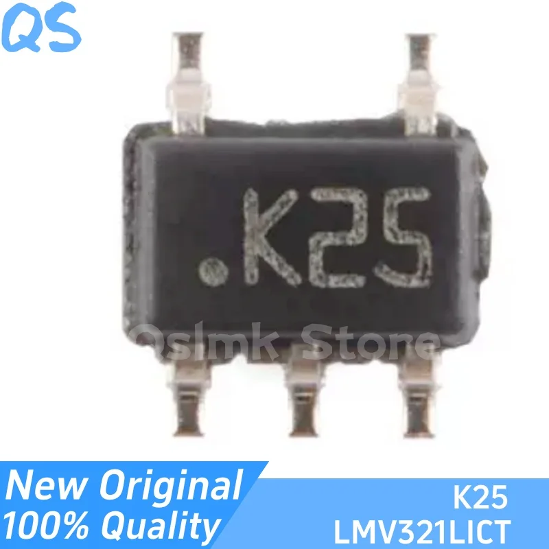 

New Original LMV321LICT K25 SC-70-5 Low power general-purpose operational amplifier chip