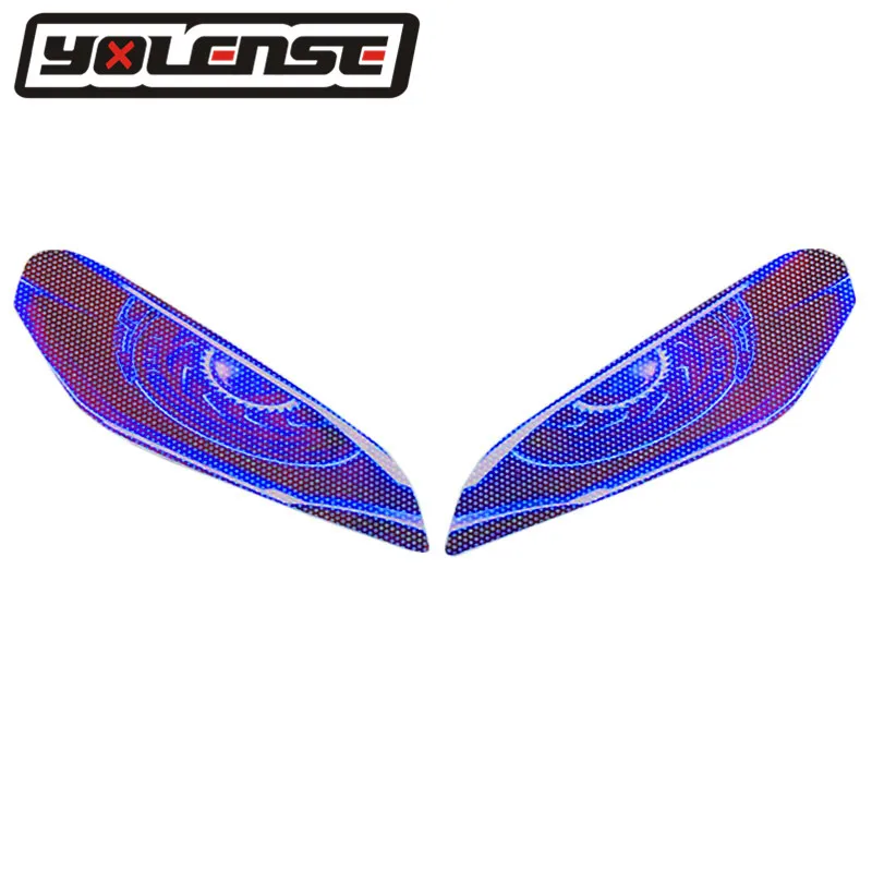 For CFMOTO 250SR 300SR Motorcycle 3D Front Fairing Headlight Stickers Guard Head light protection Sticker