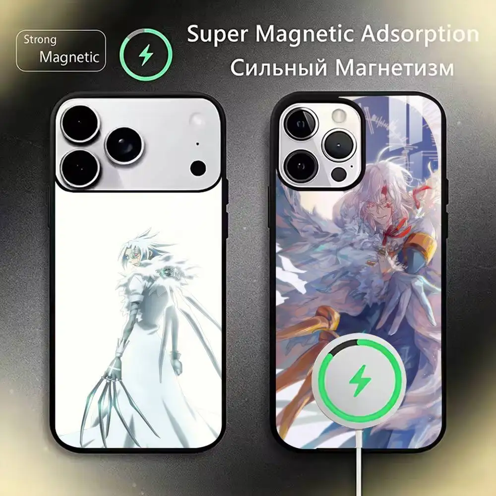 

D.Gray-man Allen Walker Phone Case Magnetic with Magsafe Wireless Charging For iPhone17,16,15,14,13,12,11 Plus,Pro