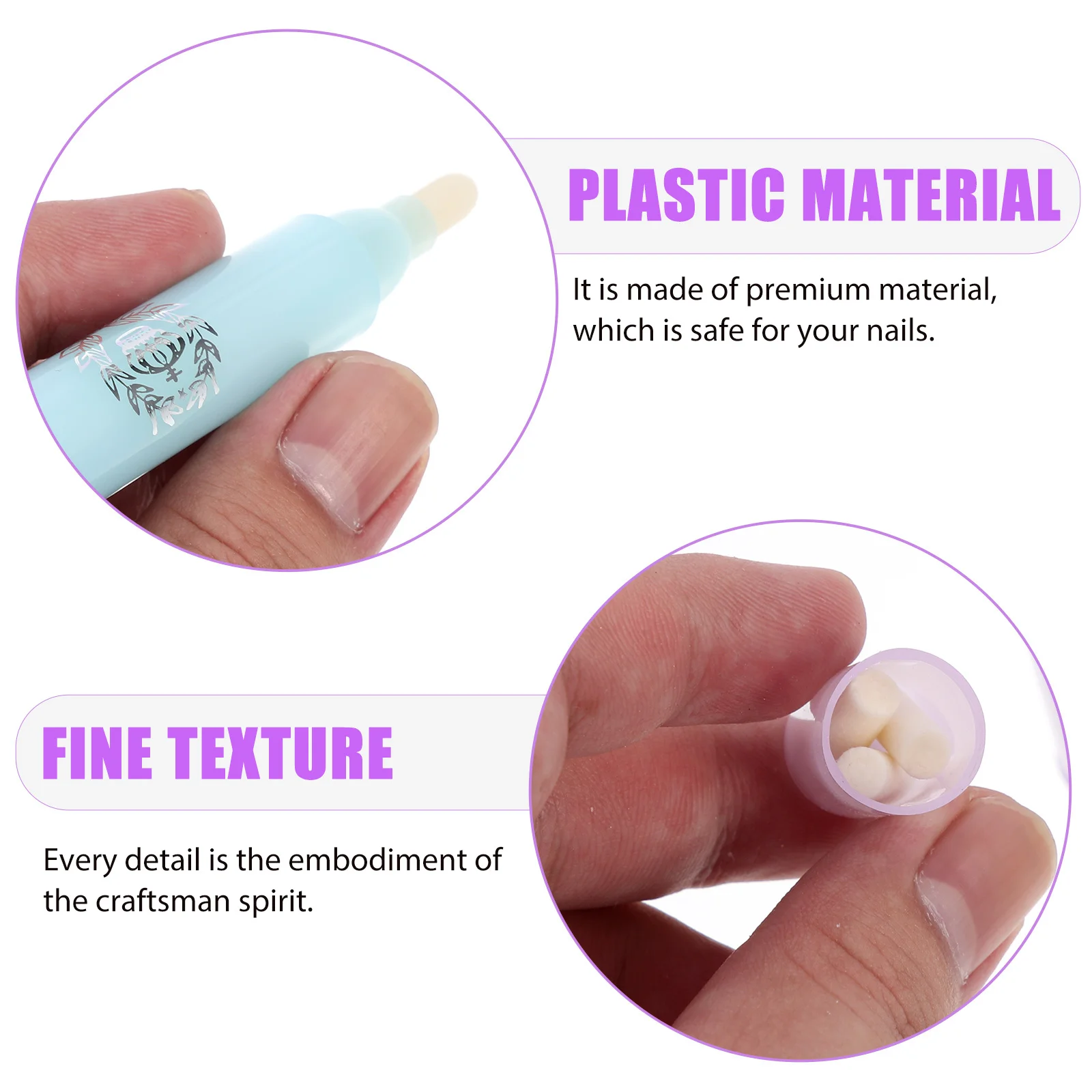 6 stücke Polish Remover Stift 2 In 1 Nail art Korrektur Werkzeug Für Saubere Kanten Maniküre Versorgung Nagel Kanten Reinigung stifte