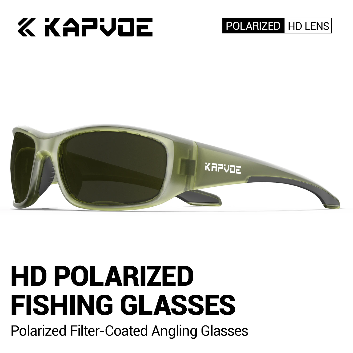 KAPVOE Neue polarisierte Schwimm- und Angelbrillen, Strand-Essentials, Outdoor-Golf-Sport-Sonnenbrillen, Fahrrad-, Camping- und Fahrbrillen