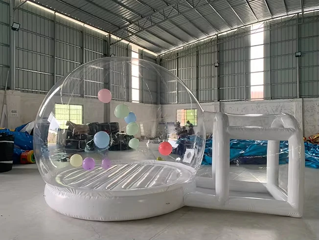 Inflatable White Jump House White Castle Bounce House Inflatable Bubble House
