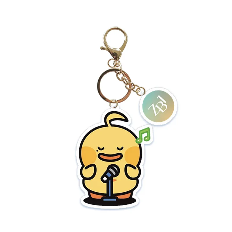 KPOP ZEROBASEONE Merch Keychain for Women Men ZB1 Zeroni Kawaii Fashion Acrylic Key Ring Holder Gifts Car Bag Charm Accessories