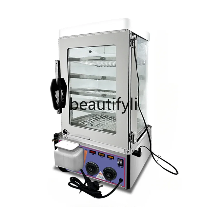 

Steaming steamed buns machine desktop small glass steamer fully automatic