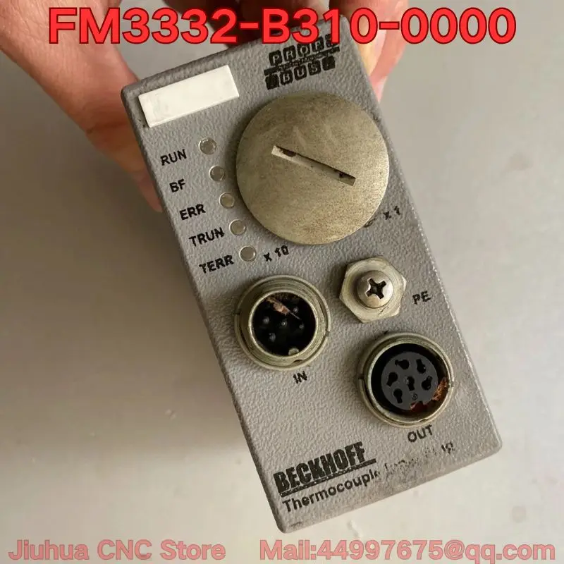

Second-hand FM3332-B310-0000 thermocouple module functional test is normal