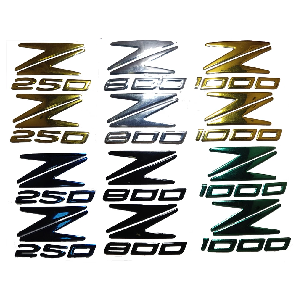 Motorcycle 3D Emblem Badge Decal Tank Ninja Z250 Z800 Z1000 Sticker For Ninja Series Z800 Z250 Z1000 ZX9R 300R 250R ZX6R 636