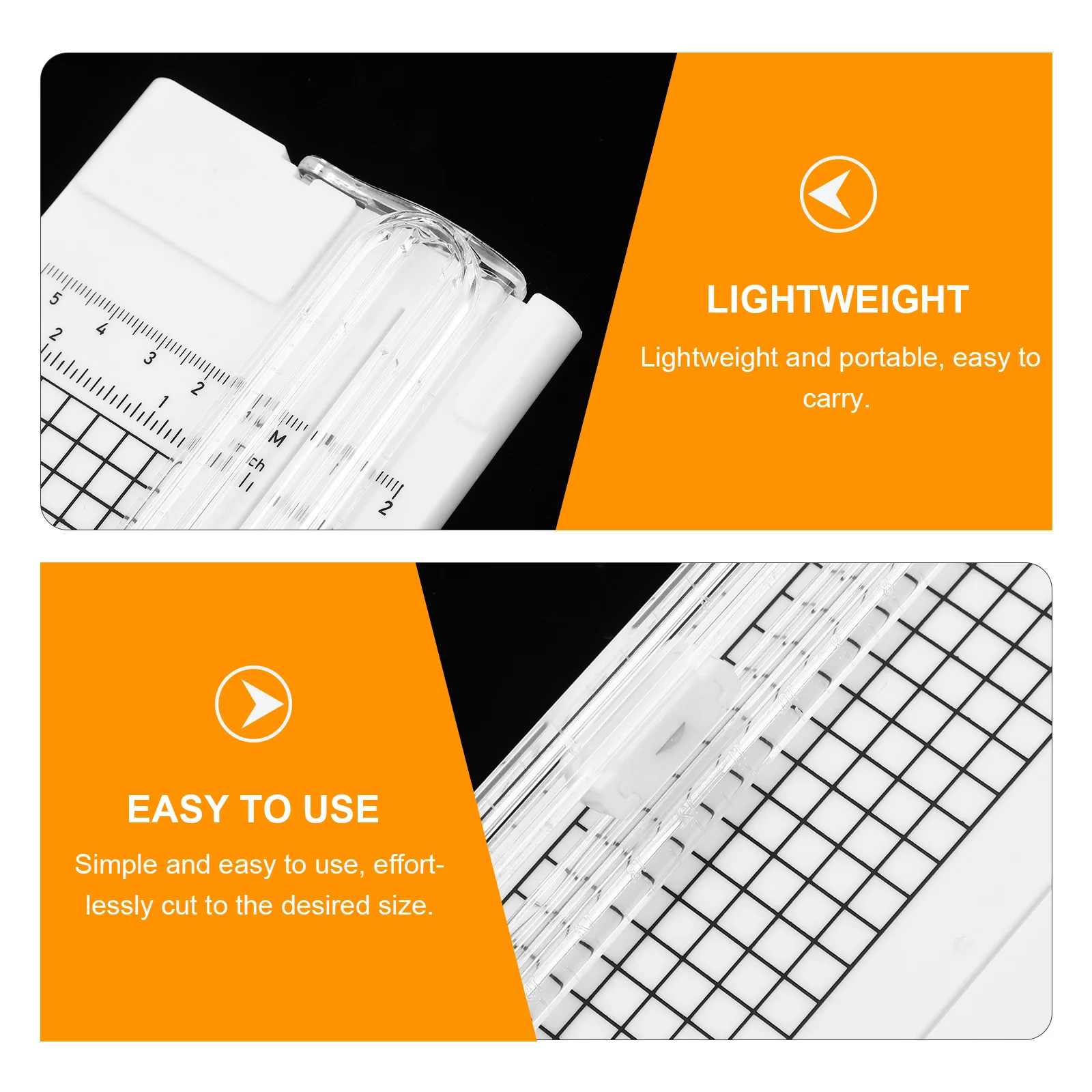 أداة تشذيب الورق اليدوية الصغيرة المحمولة لصور القصاصات وصياغة ملحقات المكتب غير المرئية