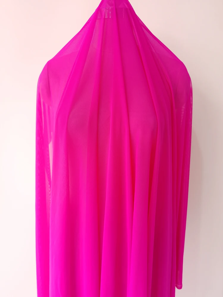 4-Wege-Stretch-Tüll, 58 Zoll breit pro Meter, hochwertiges elastisches Spandex-Mesh-Gewebe, Nylon, Unterwäsche, Strümpfe, Futter, Spitze – Detail 11