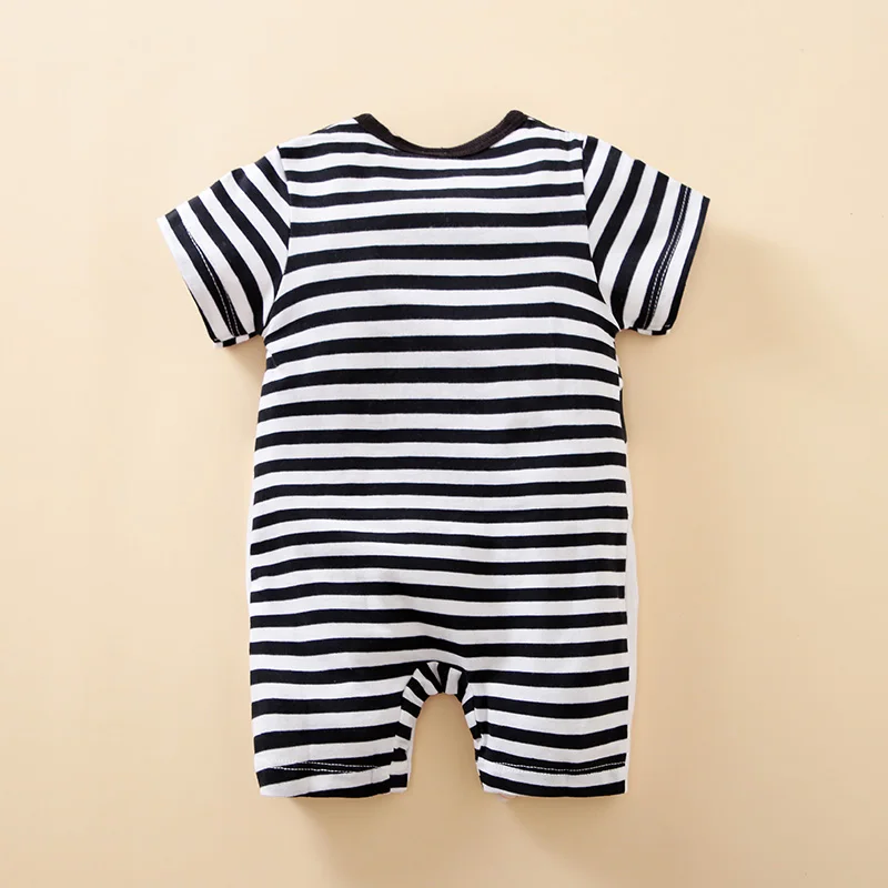 Newborn Baby Clothes Girl Boy 100% Cotton Jumpsuit Summer Short Sleeve Romper 0-12 Month Infant Toddler Pajamas One Piece Outfit