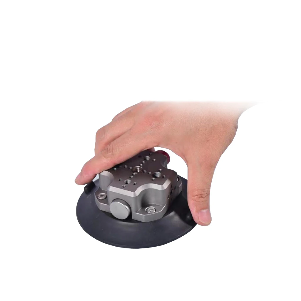 Handpumpe Vakuum Saugnapf 1/4 "3/8" ARRI Ortungsloch Kamera Stabilisator Halterung für GoPro DJI LED Auto Auto Lampe Ständer Halterung – Detail 10